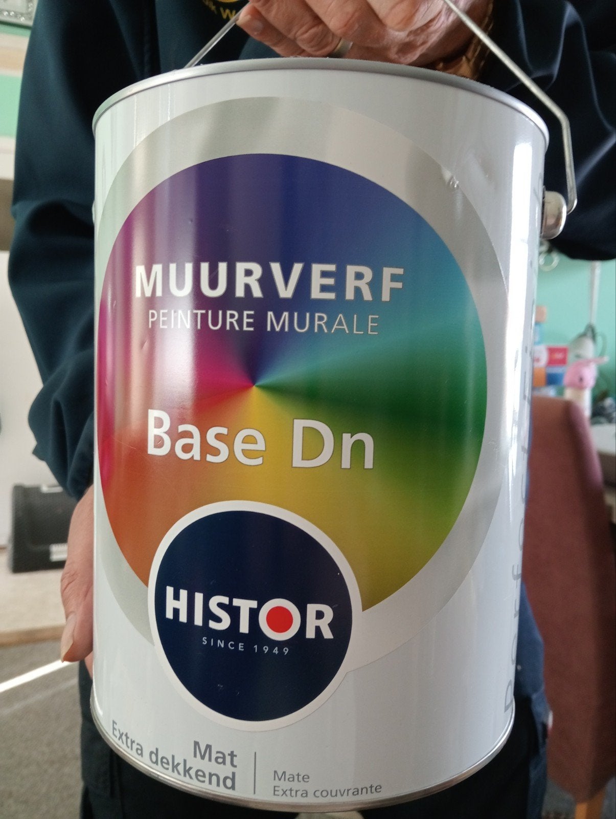 Muurverf peinture murale Base zn 5 liter, Ophalen of Verzenden, Nieuw
