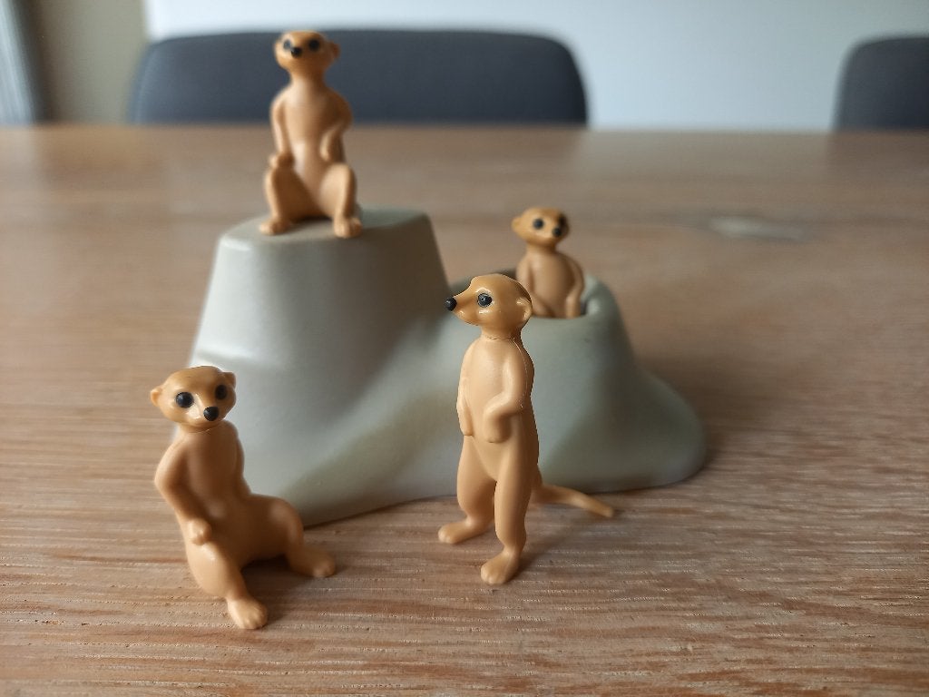 Playmobil Kolonie stokstaartjes - 70349 COMPLEET, Ophalen of Verzenden, Zo goed als nieuw