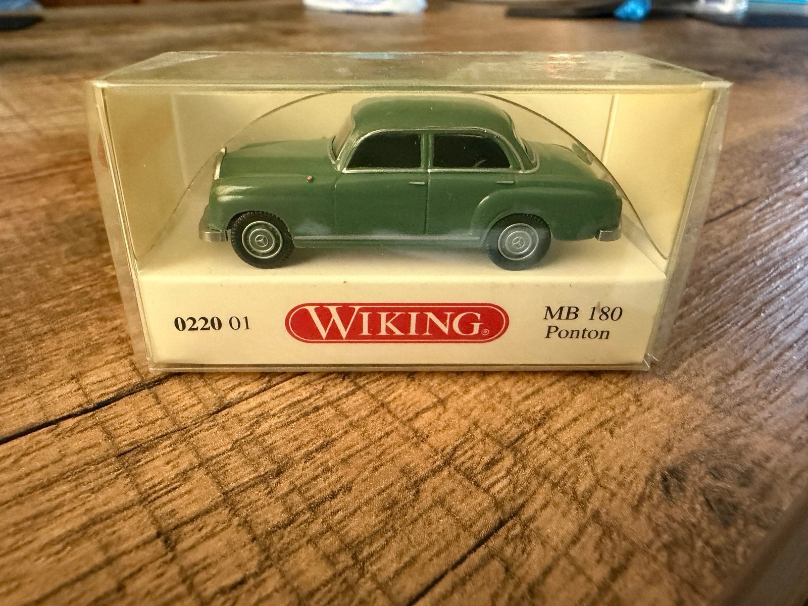 Wiking MB 180 Ponton schaalmodel - 0220 01, Ophalen of Verzenden, Nieuw, Auto