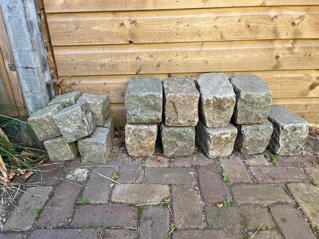 Granietkeien Kassei kinderkoppen, Tuin en Terras, Tegels en Klinkers, Ophalen, Nieuw, Natuursteen, Overige typen