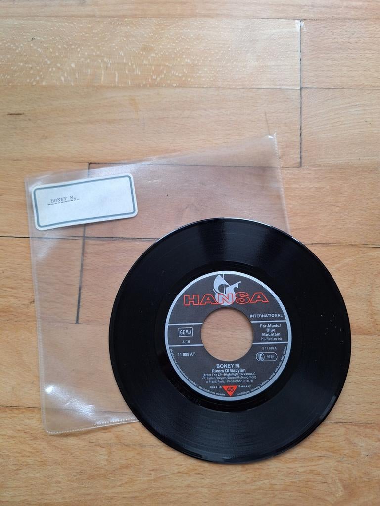 Boney M. - Rivers Of Babylon / Brown Girl In The Ring Single, Gebruikt, 7 inch, Single, Ophalen of Verzenden