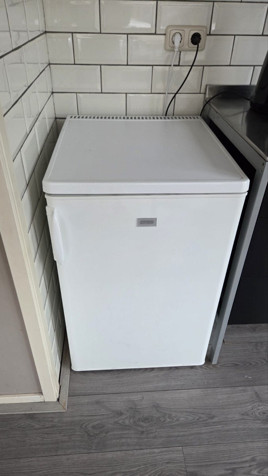 Zanussi Koelkast tafelmodel, Ophalen, 45 tot 60 cm, Zonder vriesvak, Gebruikt