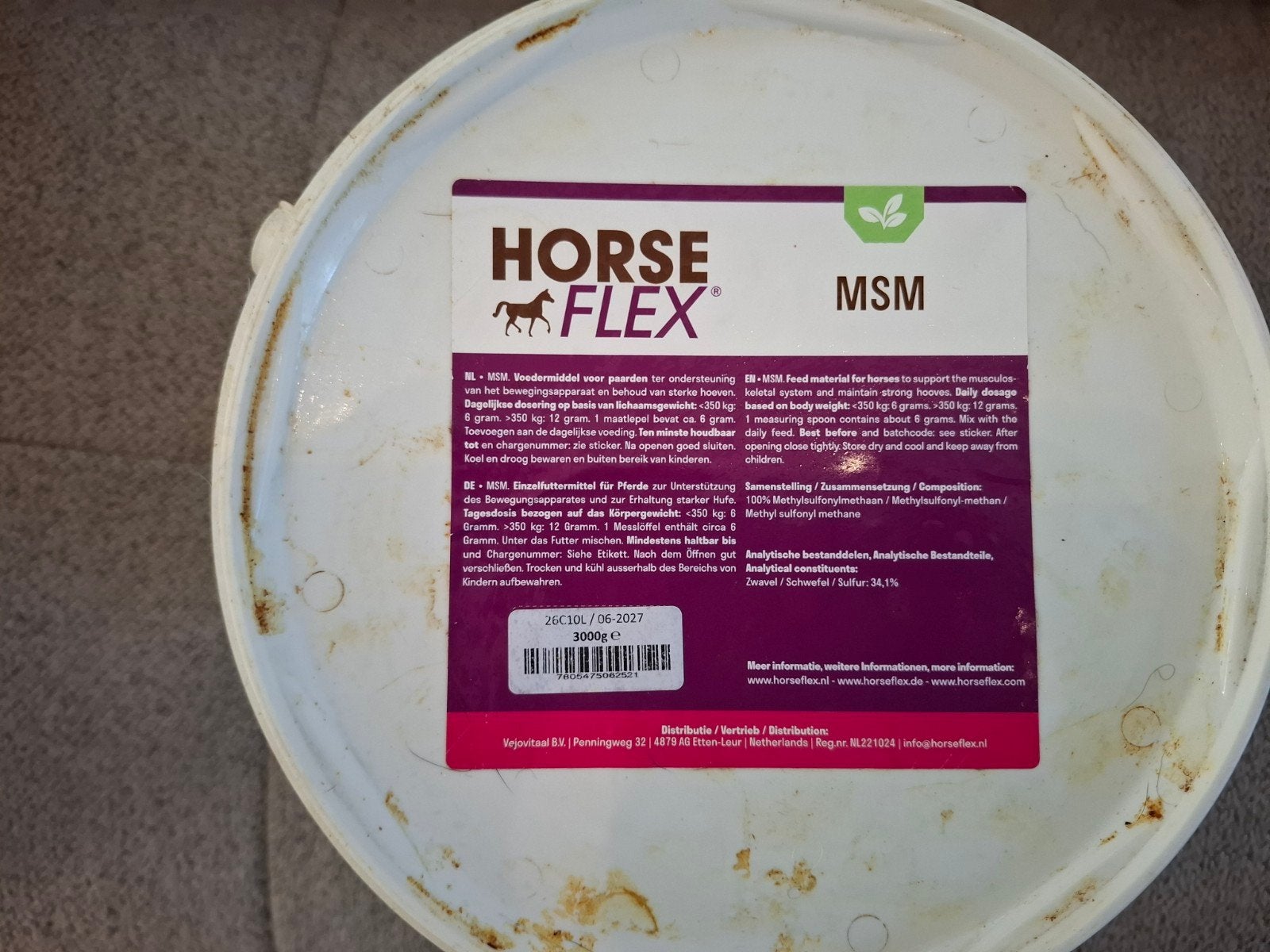 MSM Horseflex 3 kg, Dieren en Toebehoren, Ophalen of Verzenden