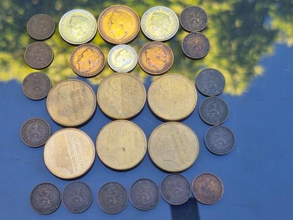 17 oude munten / muntjes van Wilhelmina en Beatrix, Postzegels en Munten, Munten | Nederland, Ophalen of Verzenden, Koningin Wilhelmina