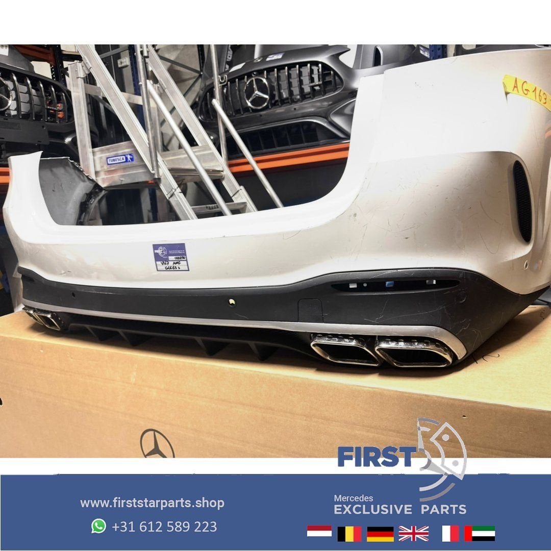 W167 BUMPER GLE63 AMG ACHTERBUMPER A1678851103 A1678858205 Z, Gebruikt, -, Ophalen of Verzenden, Achter