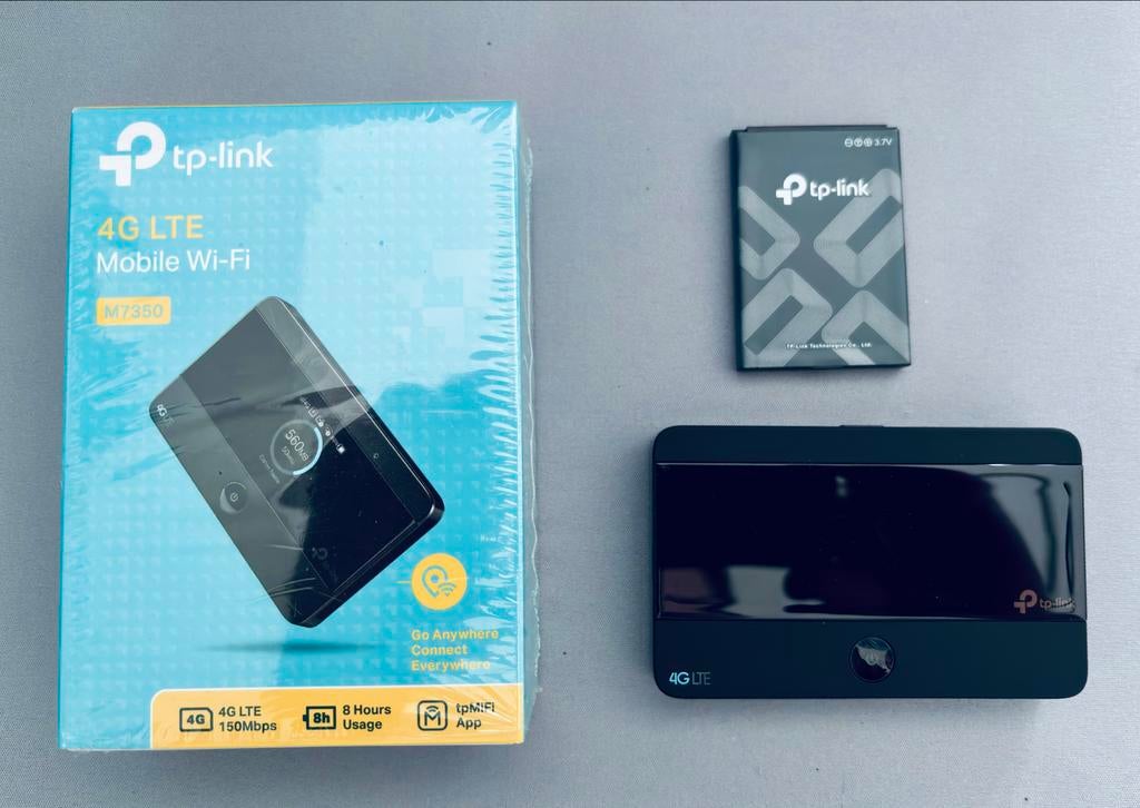 TP-Link M7350 4G LTE Mobiele Wi-Fi Router (MIFI), Computers en Software, Harde schijven, Zo goed als nieuw, Laptop, USB, Ophalen of Verzenden