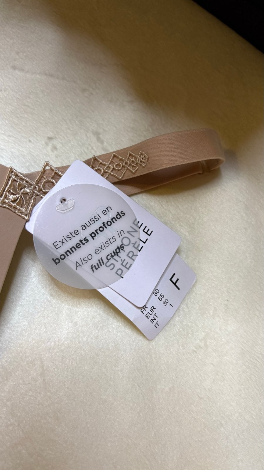 Simone Perele BH 65F - Nieuw met kaartjes, Verzenden, Beige, BH