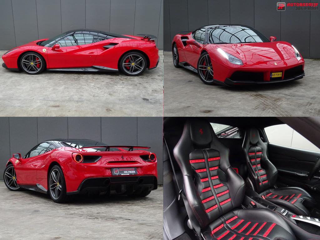Ferrari 488 3.9 GTB HELE * NOVITEC * BTW * KERAMISCH !, Auto's, Automaat, Gebruikt, Parkeersensor, Leder