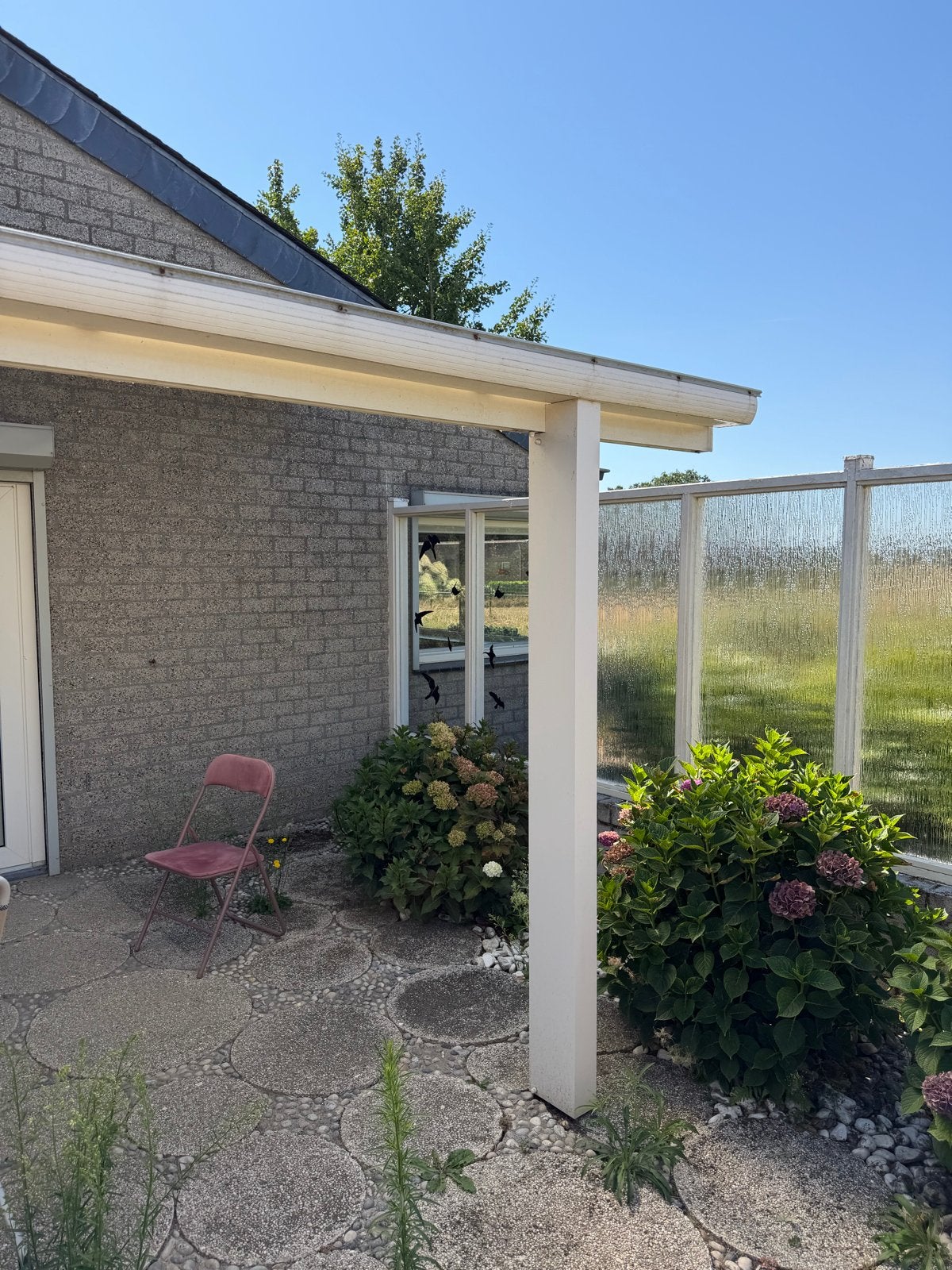 Aluminium overkapping - Veranda, Tuin en Terras, Overkappingen, Ophalen, Gebruikt, Veranda