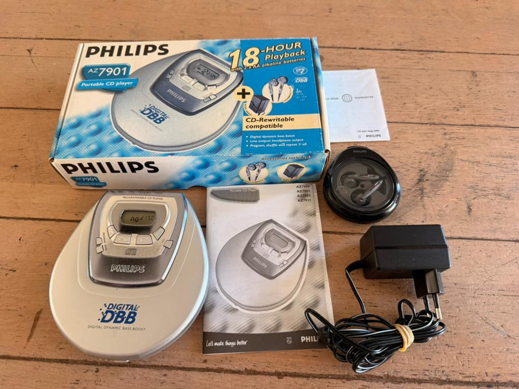 Philips discman az 7901 zie foto’s, Ophalen of Verzenden, Discman