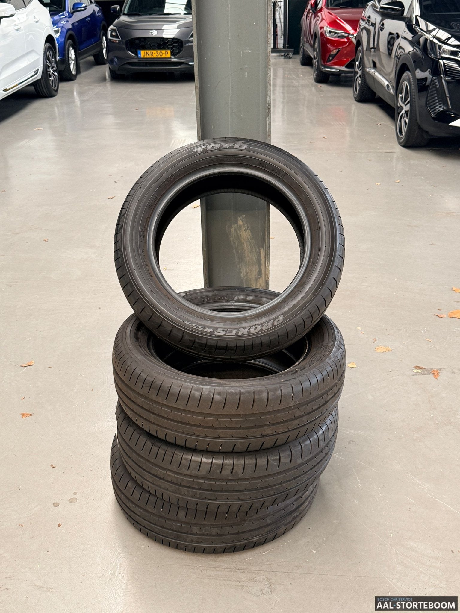 4x Zomerbanden 185/60 R16 86H Toyo Proxes R55A200, Auto-onderdelen, Banden en Velgen, Ophalen, Gebruikt, -, 185 mm
