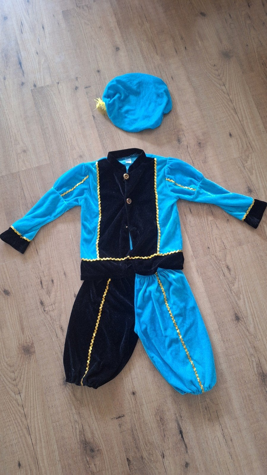 Leuk pietenpakje, maat 116, Ophalen of Verzenden, Gebruikt