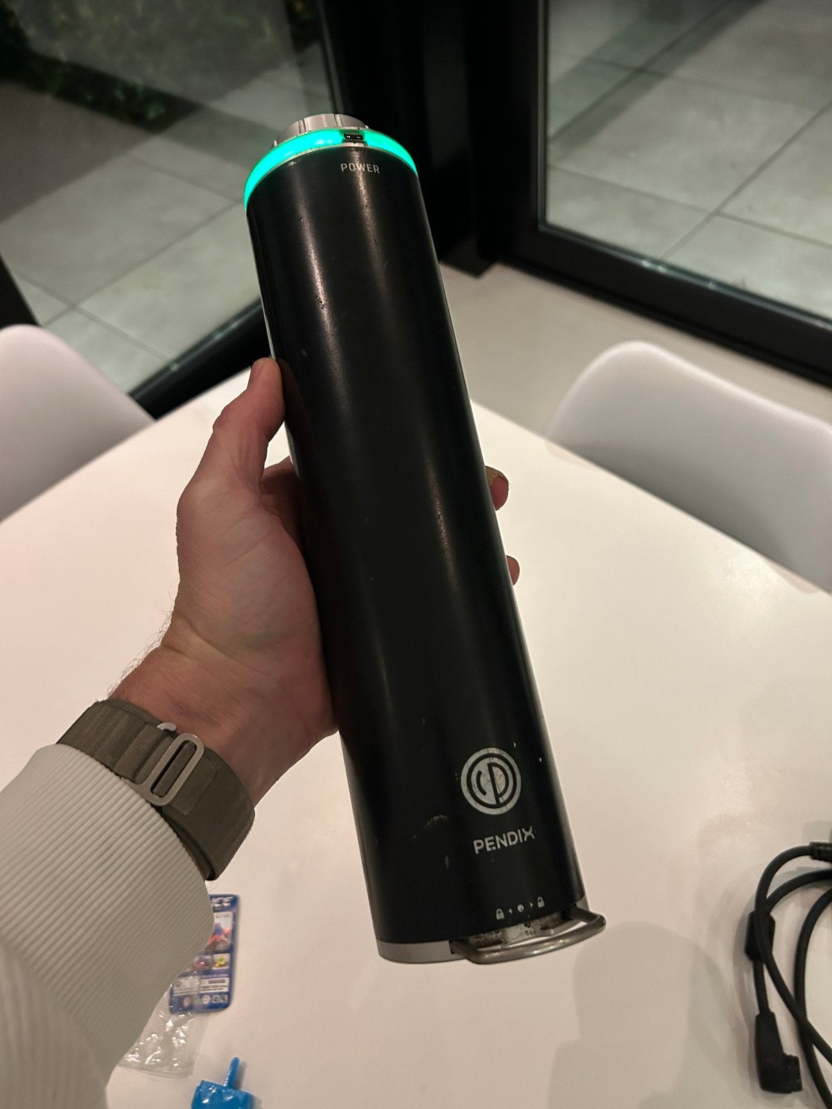 Pendix 500 accu en oplader, Gebruikt
