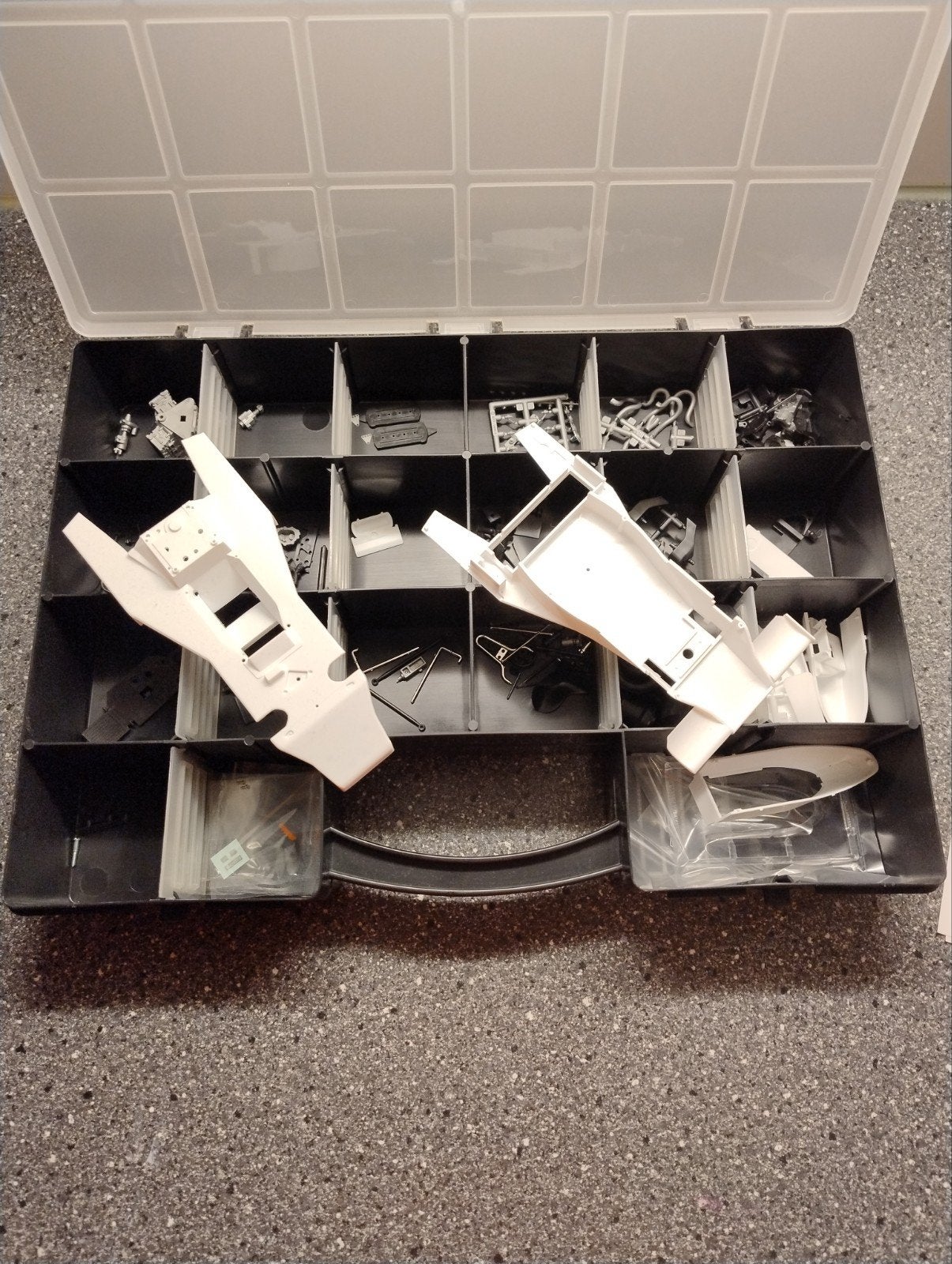Tamiya 1/20 McLaren M23 compleet met extra decals, Auto, Groter dan 1:32, Ophalen of Verzenden, Zo goed als nieuw