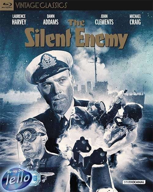 Blu-ray: The Silent Enemy (1958 Laurence Harvey) UK niet NLO, Ophalen of Verzenden, Nieuw in verpakking, Actie