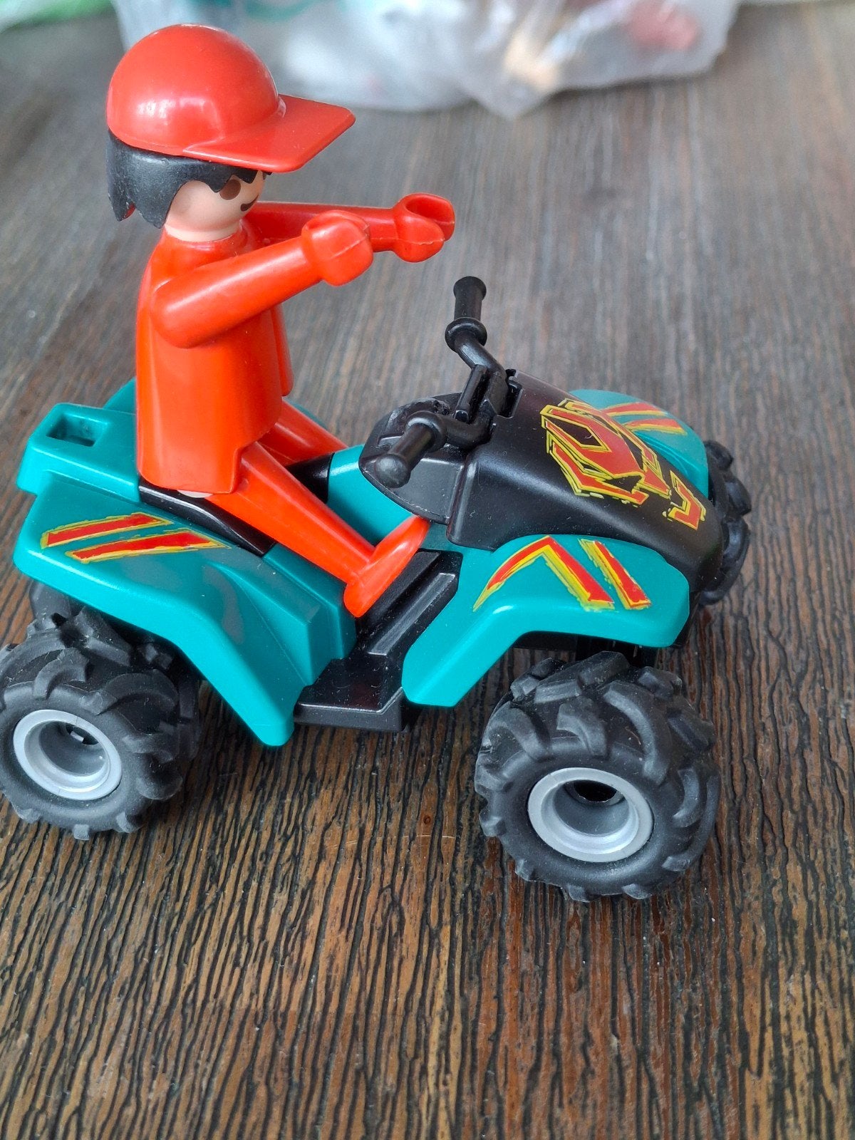 Playmobil Quad met figuur, Ophalen of Verzenden, Zo goed als nieuw
