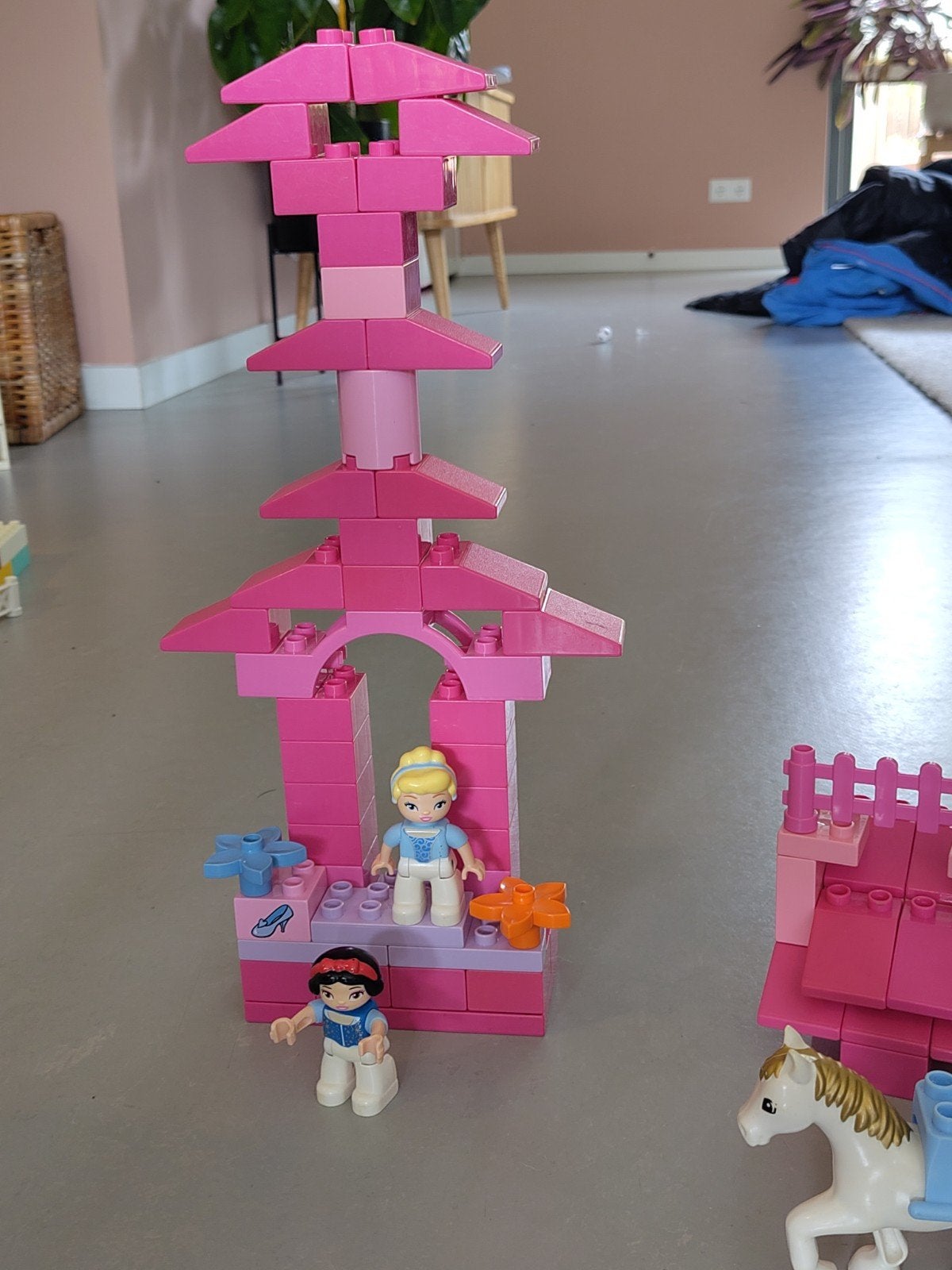 LEGO Duplo Prinsessen Kasteel en Koets Set, Ophalen of Verzenden, Gebruikt, Overige merken