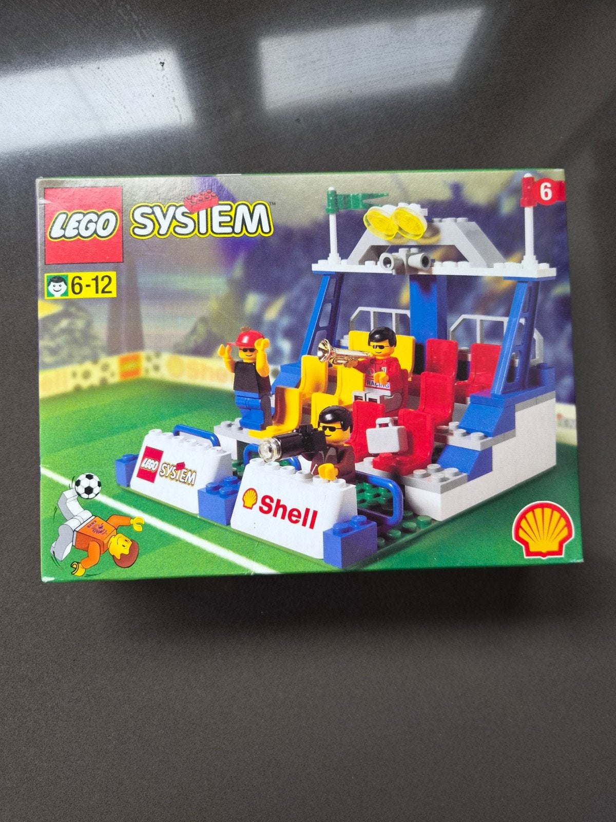 Lego System 3308 Voetbalstadion Shell Promotie, Compleet, Overige thema's, Lego, Ophalen of Verzenden
