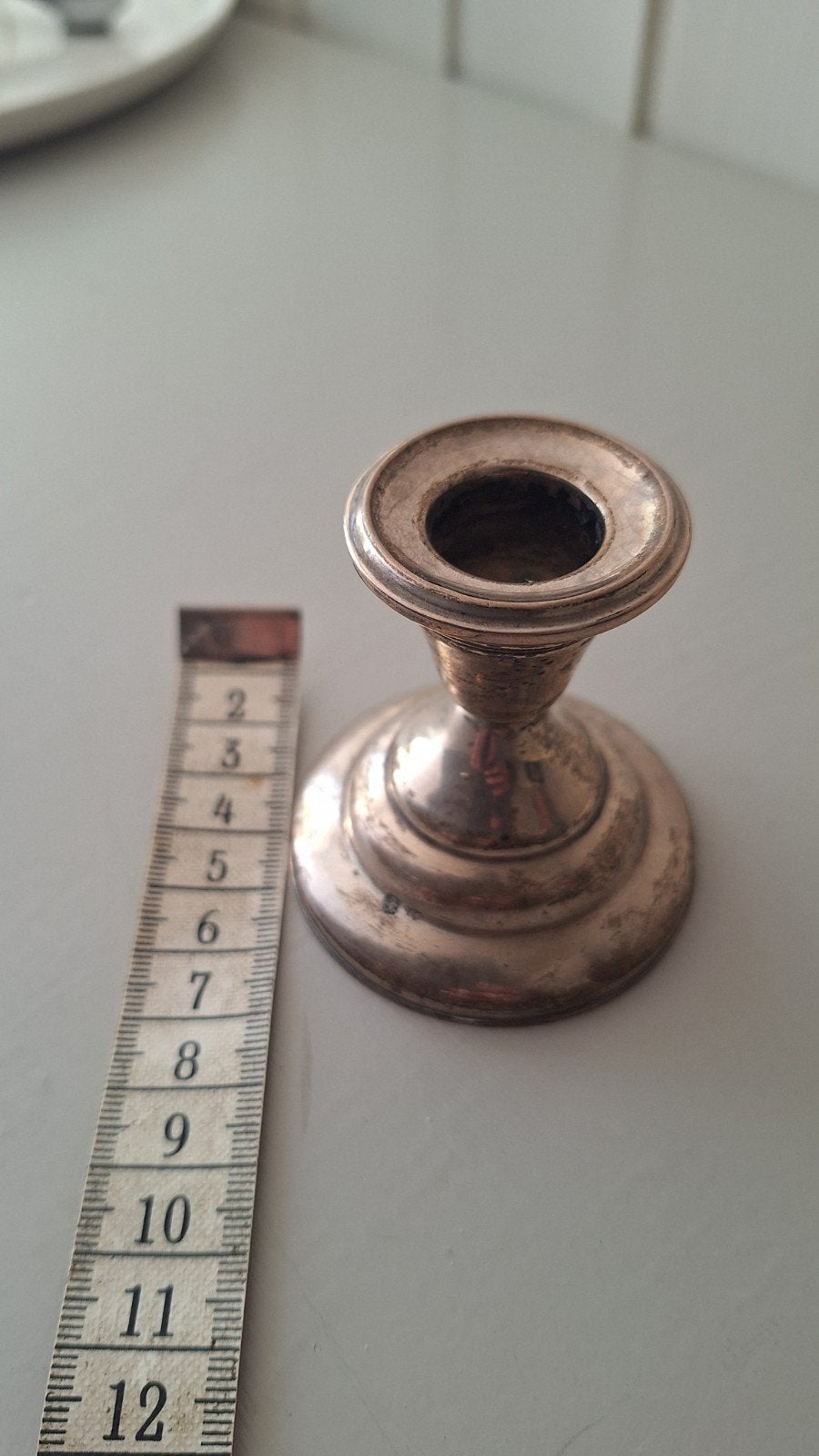 Zilveren Kandelaar, Antiek en Kunst, Ophalen of Verzenden, Zilver
