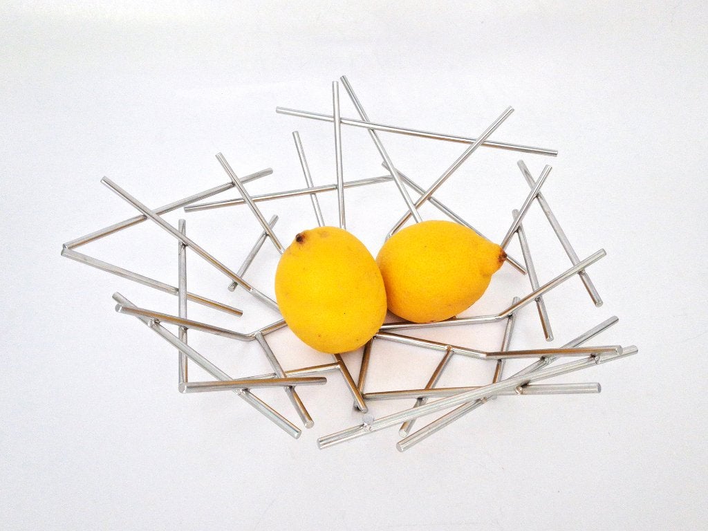 Alessi fruitschaal Blow Up, Schaal, Verzenden, Rond, Zo goed als nieuw