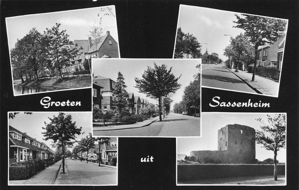 703-431-047 Groeten uit Sassenheim, Verzamelen, Ansichtkaarten | Nederland, Verzenden, Voor 1920, Zuid-Holland