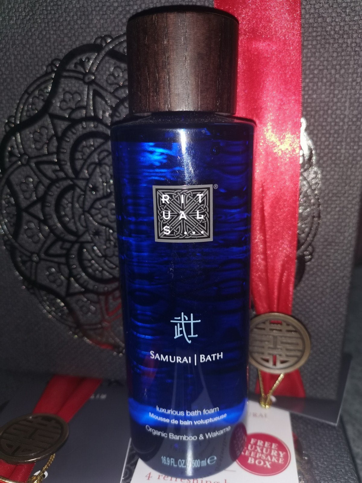 Rituals of Samurai Blauw Bathfoam Bad Douchegel 500 ml, Ophalen of Verzenden, Nieuw, Bad & Douche