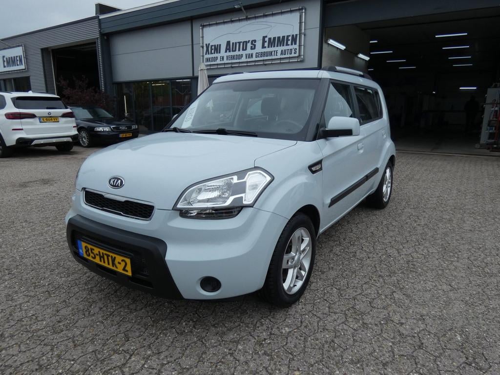 Kia Soul 1.6 X-tra|Airco|1e Eigenaar|Trekhaak|LM-Velgen|Hoog, Auto's, Kia, 1591 cc, 4 cilinders, Blauw, 49 €/maand