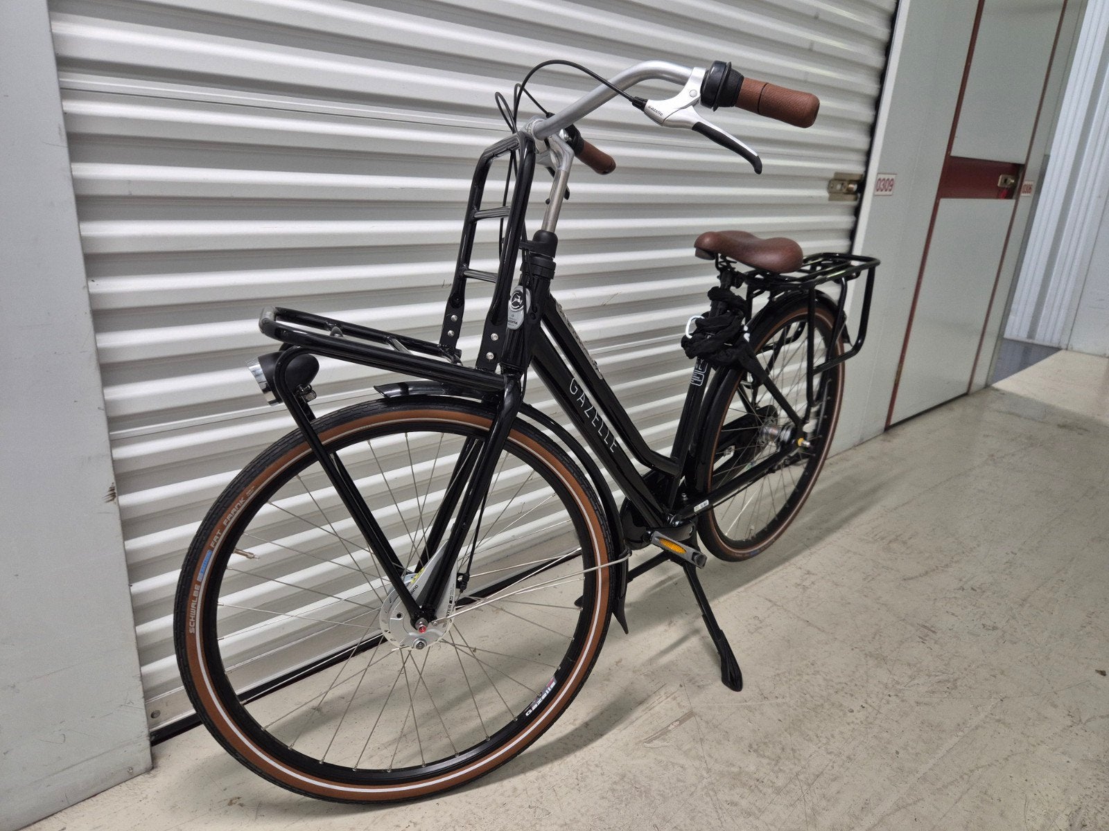 Gazelle NL Heavy Duty Damesfiets - Zwart, Zo goed als nieuw, Fietsen en Brommers, Fietsen | Dames | Damesfietsen, Ophalen, 47 tot 50 cm