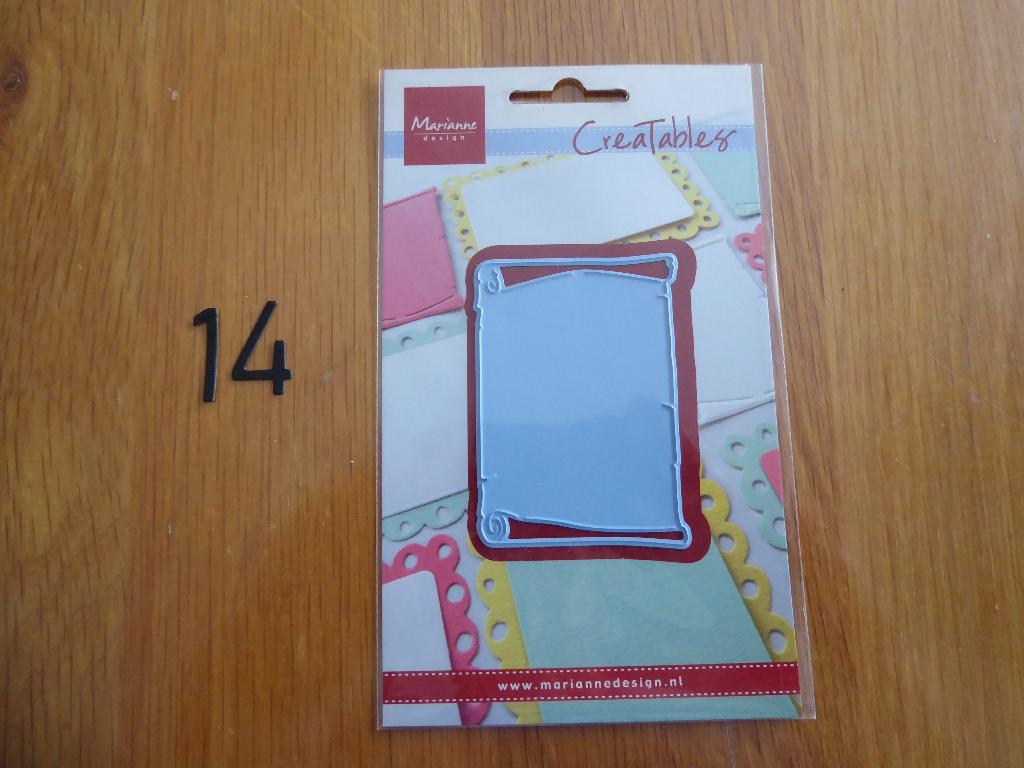 nr. 3014 - Marianne design Creatables LR0419, Hobby en Vrije tijd, Kaarten | Zelf maken, Ophalen of Verzenden, Nieuw, Overige thema's