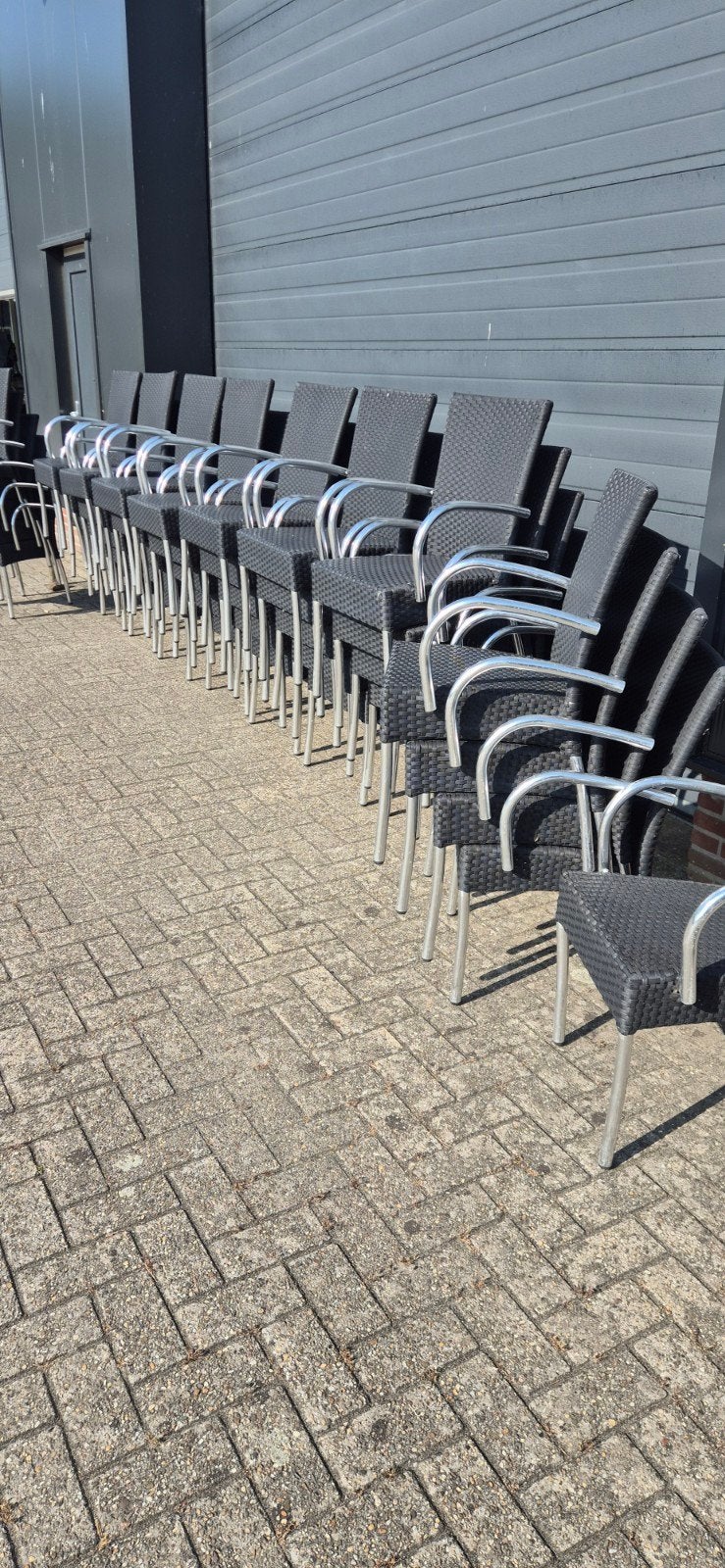 tuinstoelen terrasstoelen buitenstoelen Horeca, Tuin en Terras, Ophalen, Overige materialen, Gebruikt, Geen
