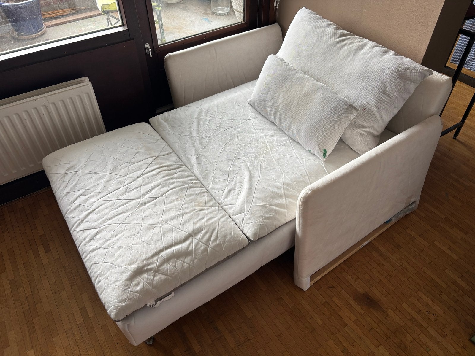 IKEA Söderhamn chaise longue met twee armleuningen, Huis en Inrichting, Ophalen, Gebruikt, Eenpersoons, 125 tot 150 cm