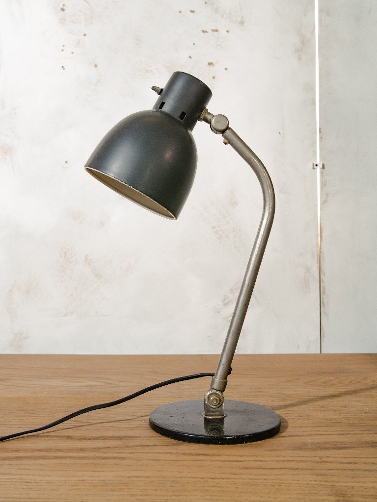Vintage Hala Zeist Bureaulamp (Model 98) – Zwart origineel, Huis en Inrichting, Lampen | Tafellampen, Ophalen of Verzenden, Gebruikt
