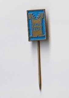 volmetaal speld Linotype zetmachines, Verzamelen, Speldjes, Pins en Buttons, Verzenden, Overige onderwerpen, Speldje of Pin