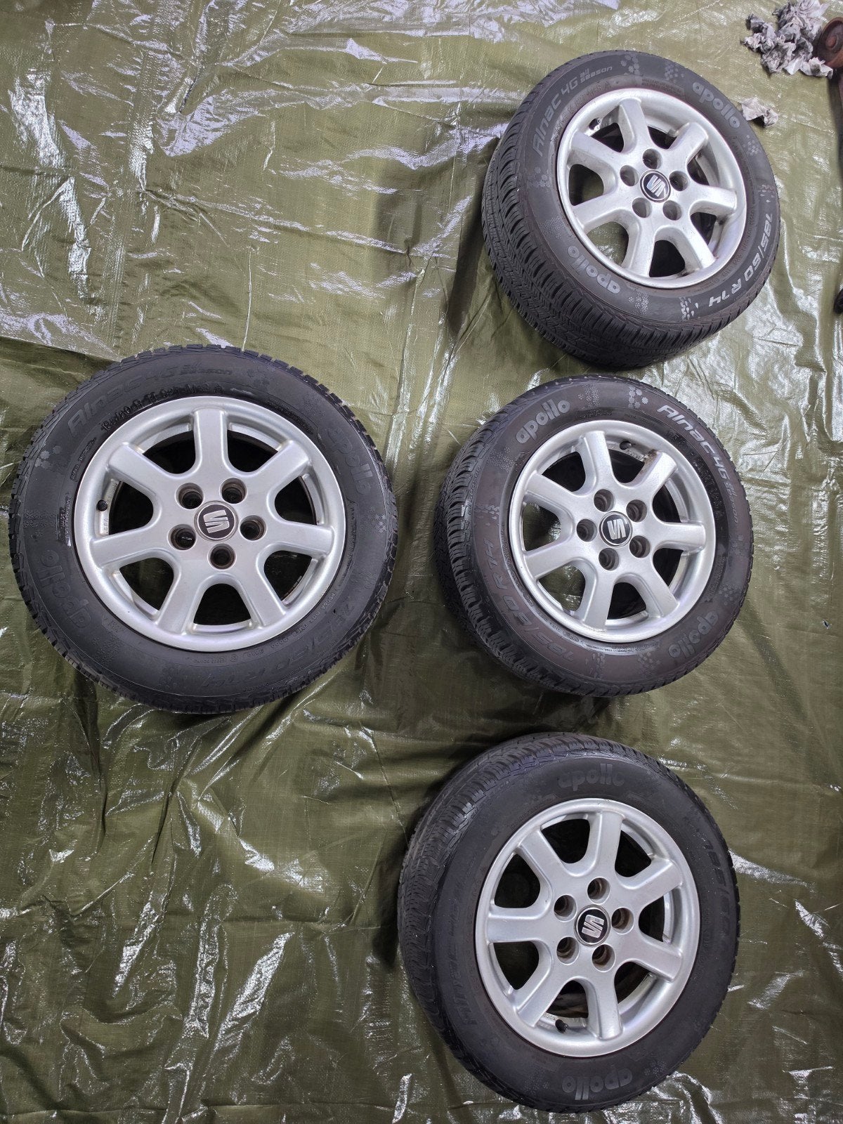 5x112 All Season 14 inch velgen met banden Seat Ibiza, Auto-onderdelen, Banden en Velgen, Ophalen of Verzenden
