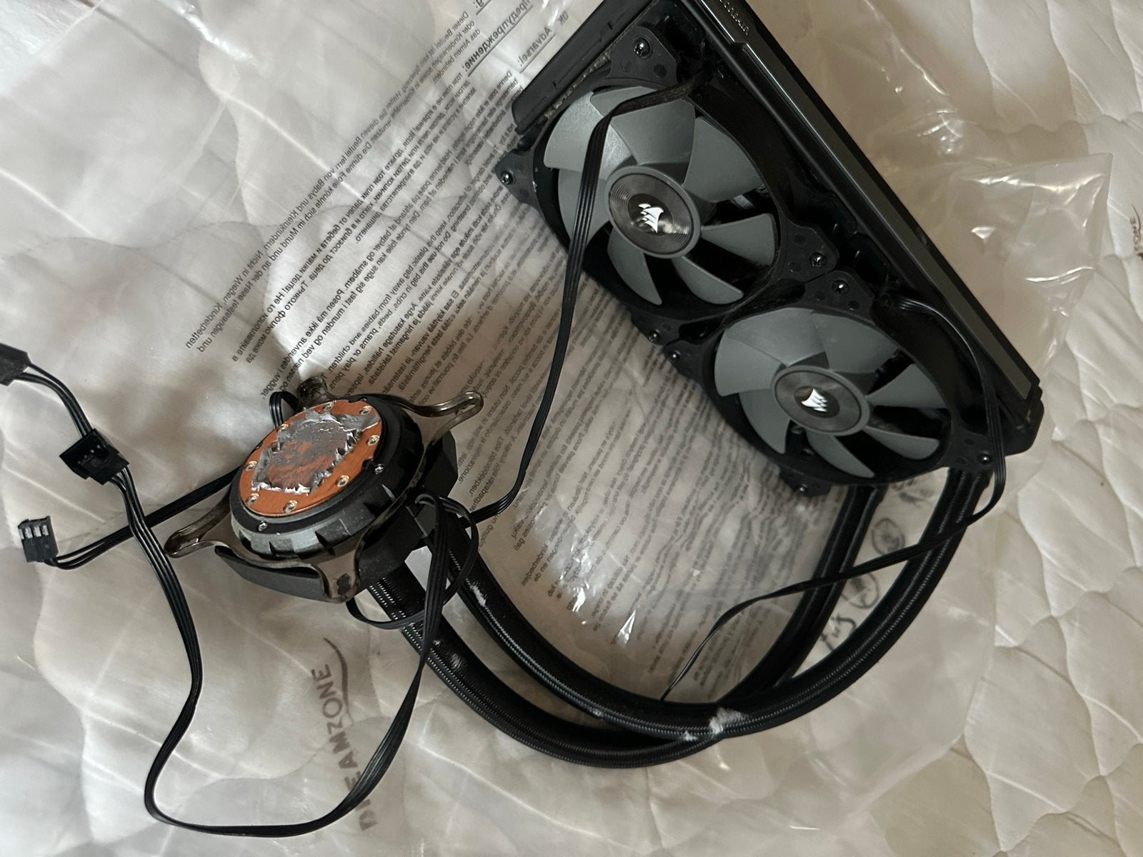 Corsair Hydro Series H100i RGB Platinum SE Waterkoeling, Computers en Software, Ophalen of Verzenden, Gebruikt, Waterkoeling