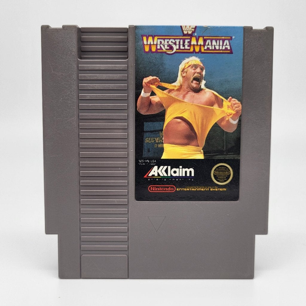 WWF WrestleMania - Nintendo NES Cartridge - USA, Gebruikt, Vechten, Verzenden, 2 spelers