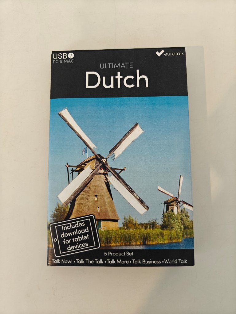 Eurotalk Ultimate Dutch Language Course (USB - 5-in-1 Set), Boeken, Ophalen of Verzenden, Zo goed als nieuw, Nederlands