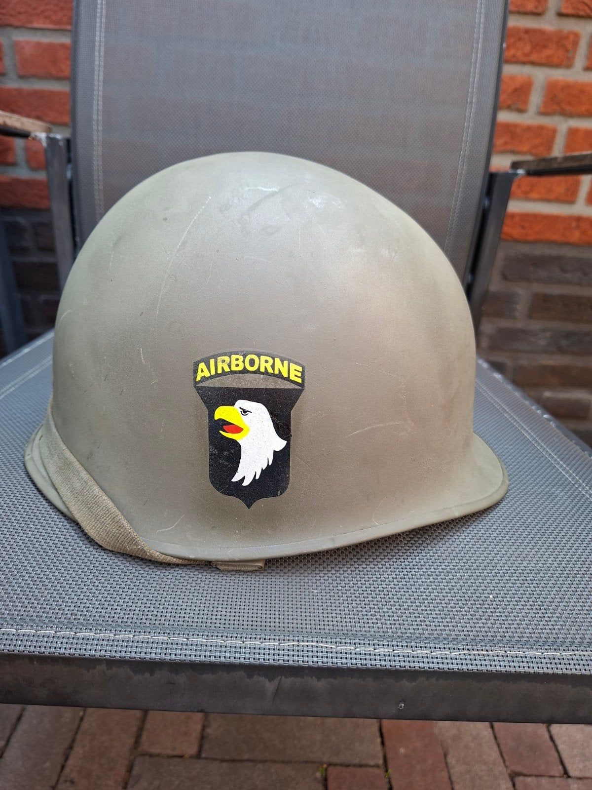 legerhelm model wo2, Verzamelen, Militaria | Algemeen, Ophalen of Verzenden, Landmacht, Amerika