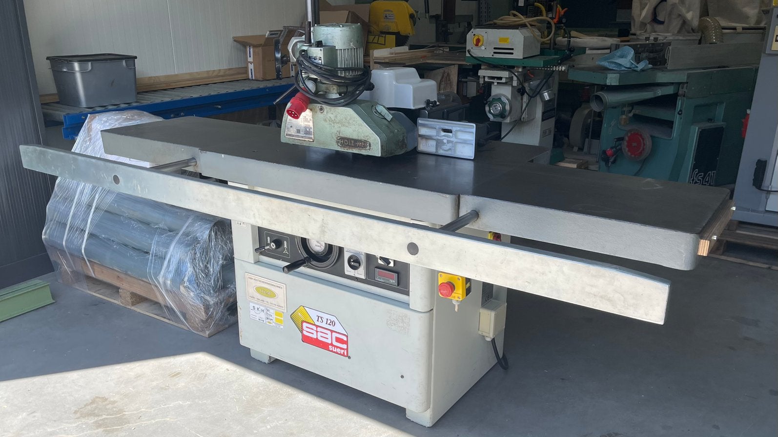 SAC TS 120 freesmachine geremde motor 400v, Ophalen of Verzenden