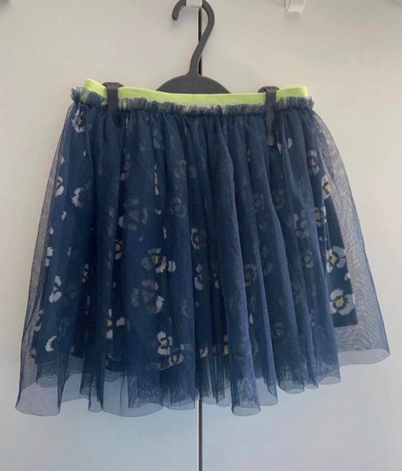 HEMA rok tule met bloemen print Maat :134-140, Ophalen of Verzenden, Gebruikt, Meisje, Jurk of Rok