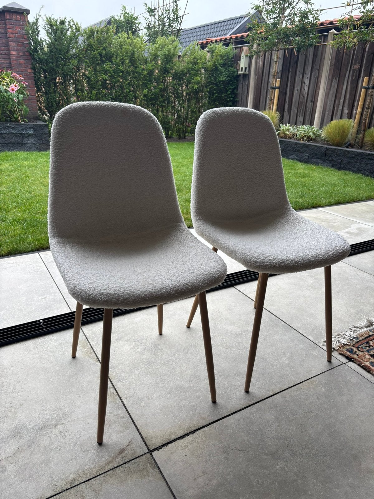 2 st. witte stoelen, Ophalen, Twee, Wit, Zo goed als nieuw