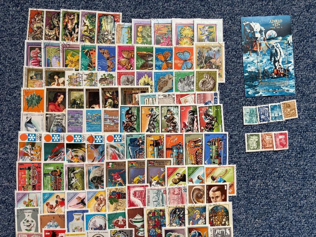 390 verschillende postzegels Hongarije, Verzenden, Gestempeld