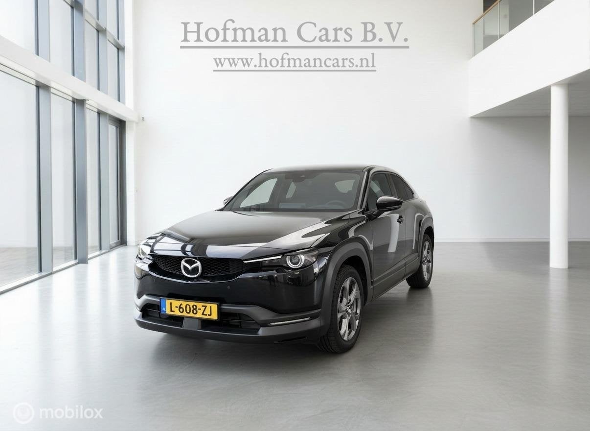 Mazda MX-30 e-SkyActiv 145 | 36 kWh | SOH 91% | Interieurpak, Auto's, 145 pk, Stof, Gebruikt, Zwart