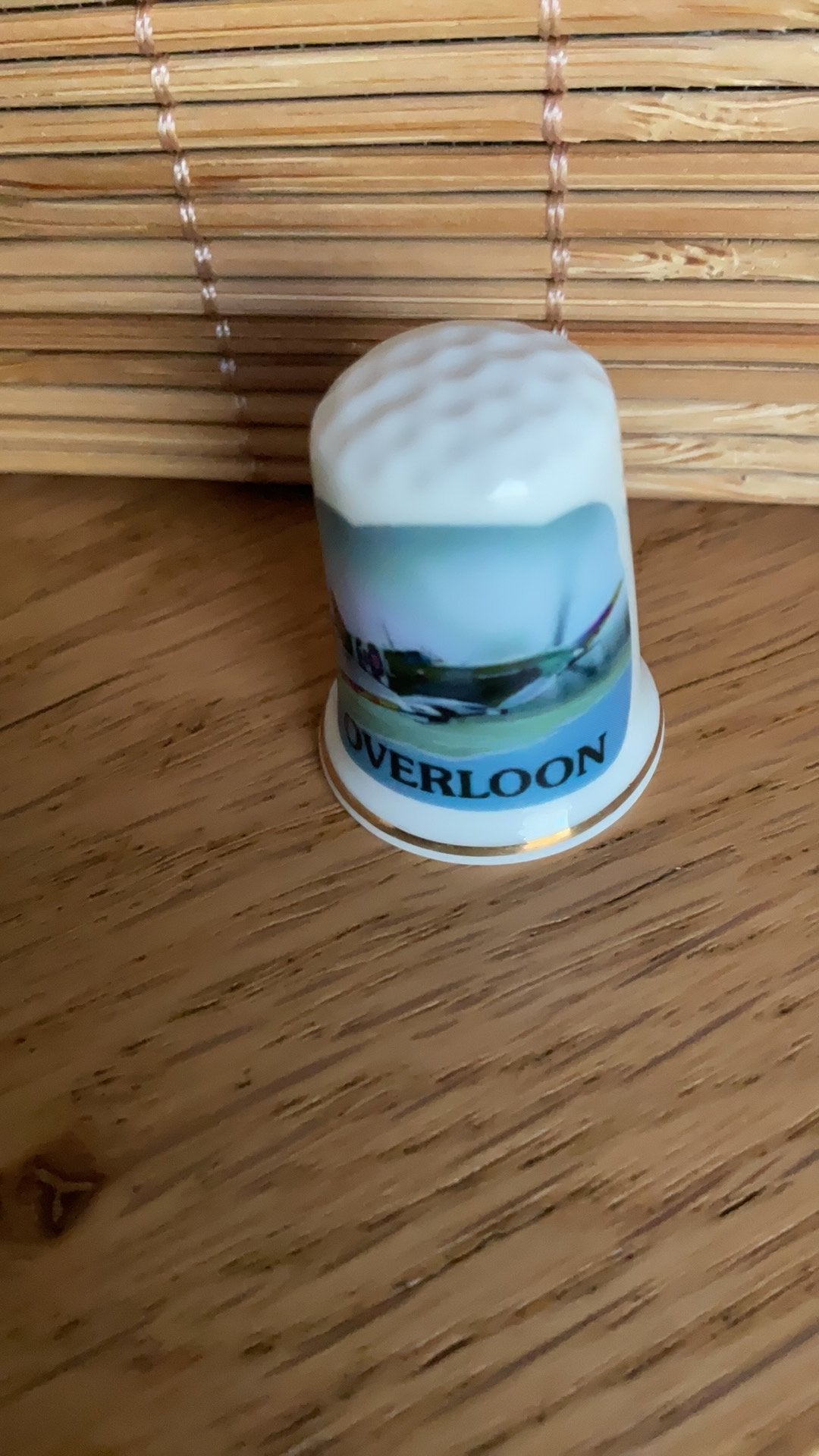 Overloon vingerhoed vingerhoedje vingerhoedjes, Verzenden, Nieuw, Porselein, Nederland