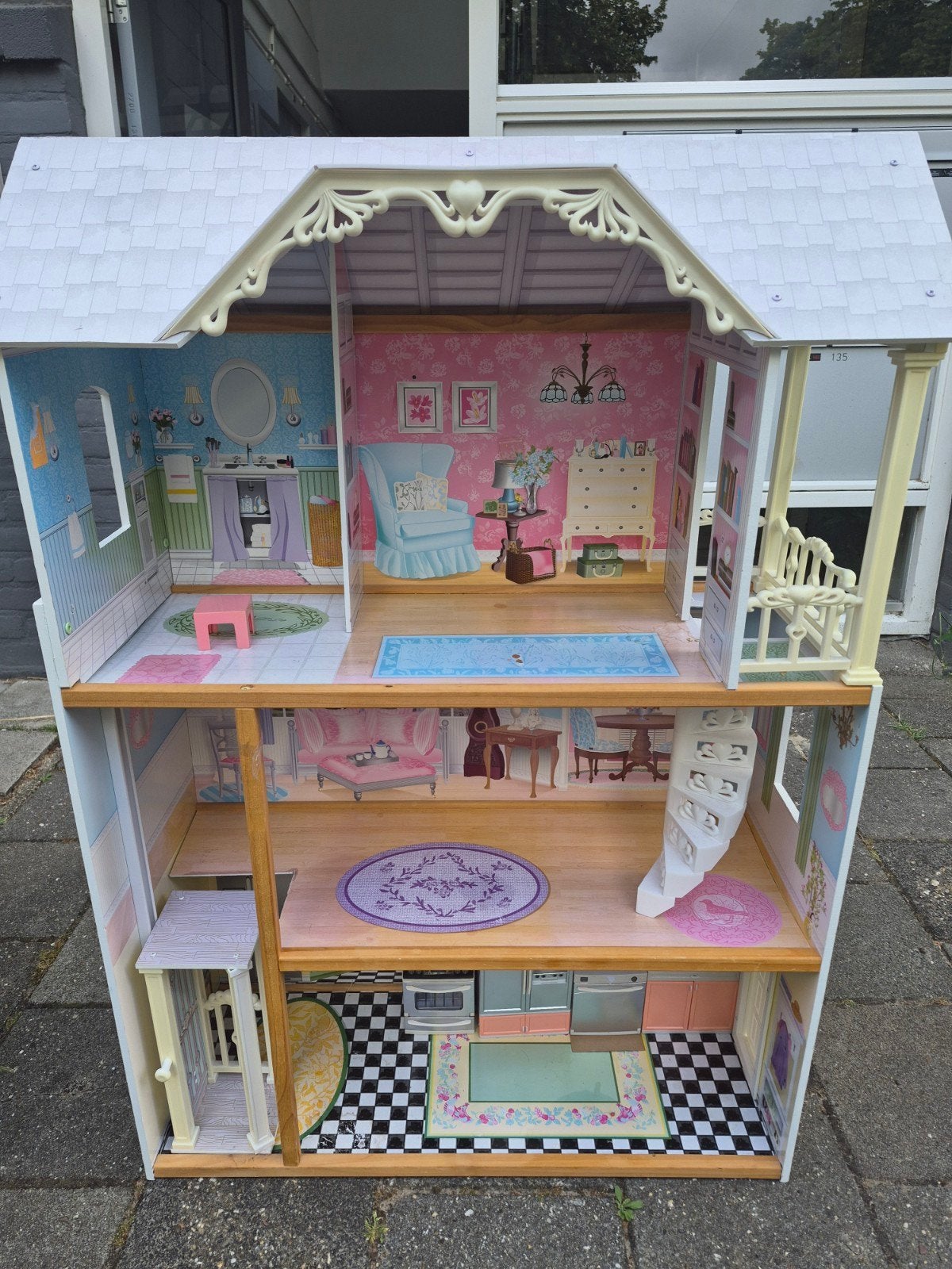 KidKraft poppenhuis, Ophalen, Gebruikt, Poppenhuis