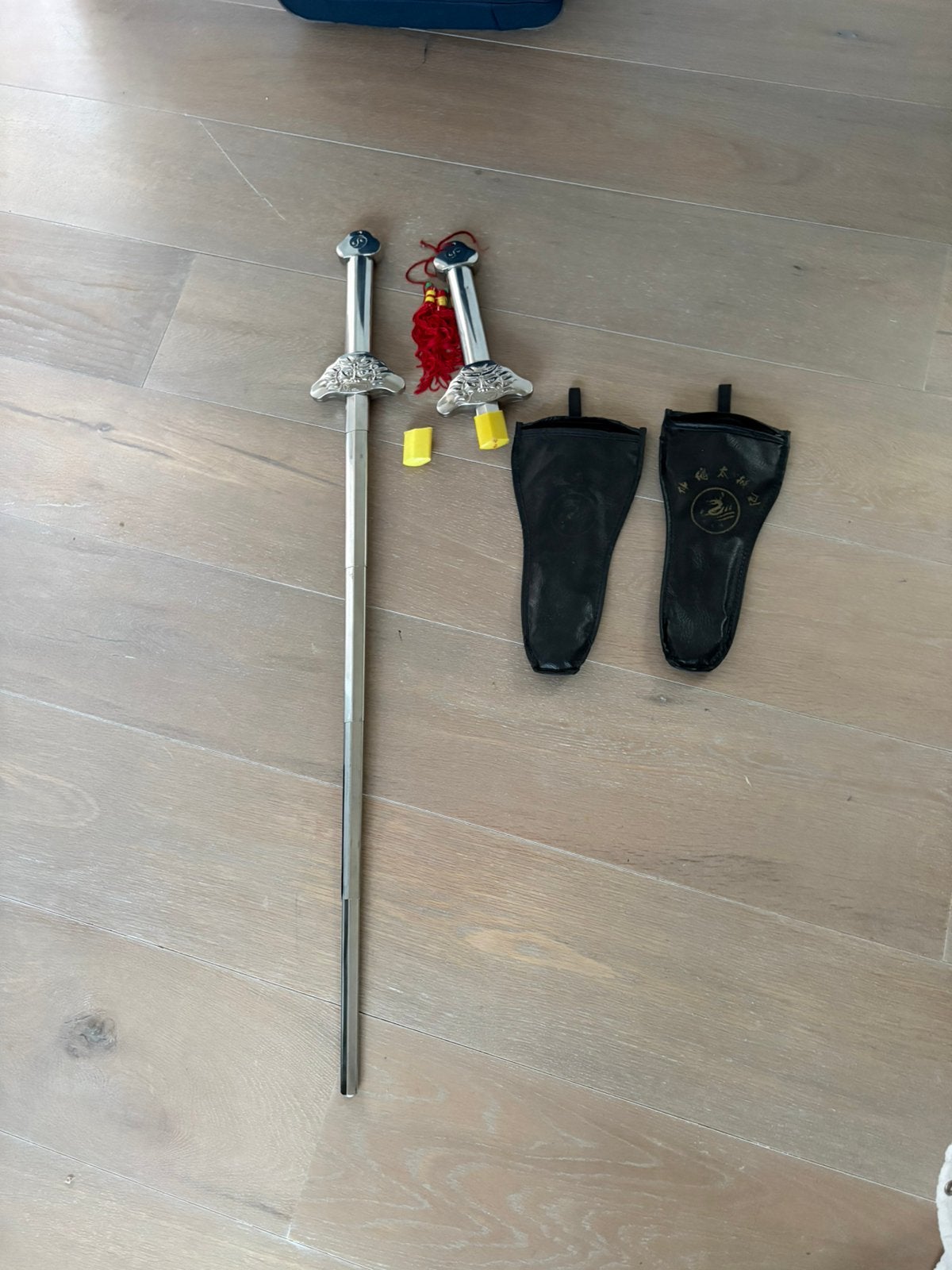 Inschuifbare tai chi zwaarden, Overige, Vechtsportmateriaal, Zo goed als nieuw, Maat M