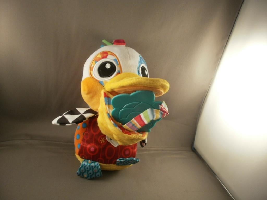 lamaze  diversen pelikaan vogel met vis gekleurd knisper/, Kinderen en Baby's, Speelgoed | Knuffels en Pluche, Overige merken
