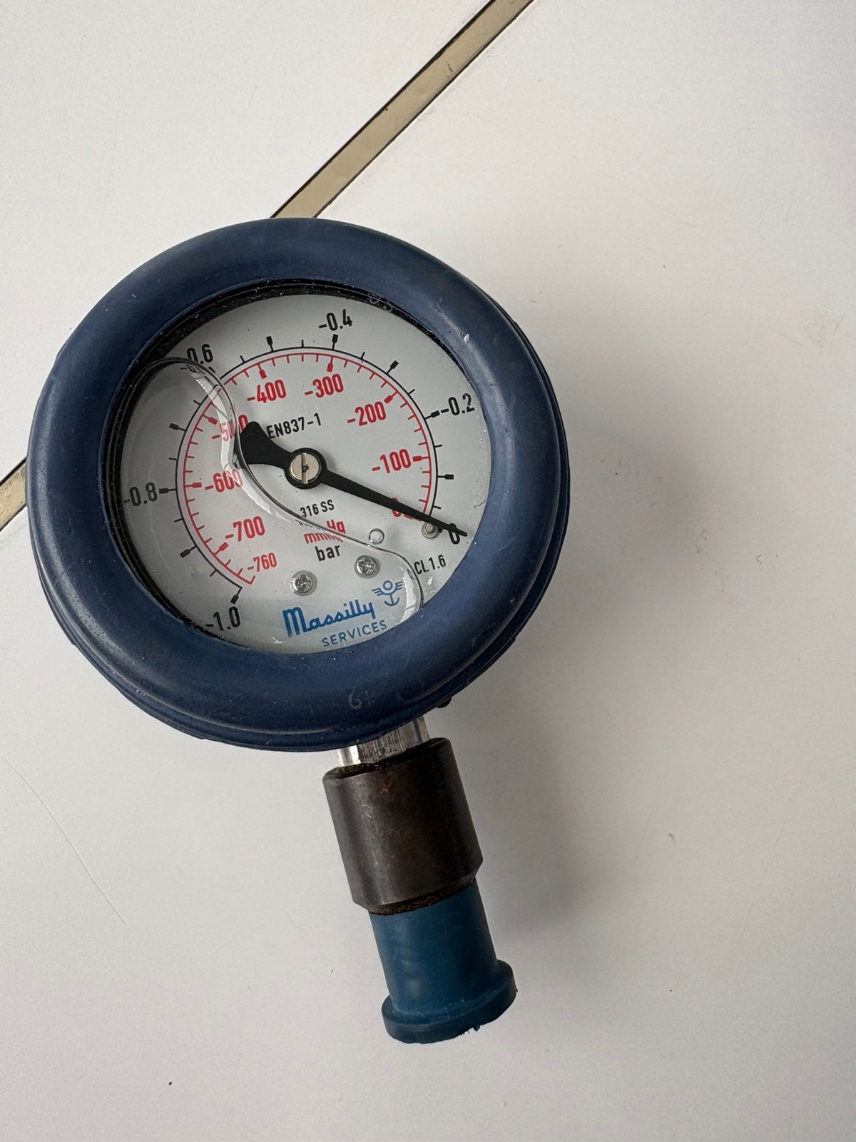 Manometer, Ophalen of Verzenden, Zo goed als nieuw, Druk