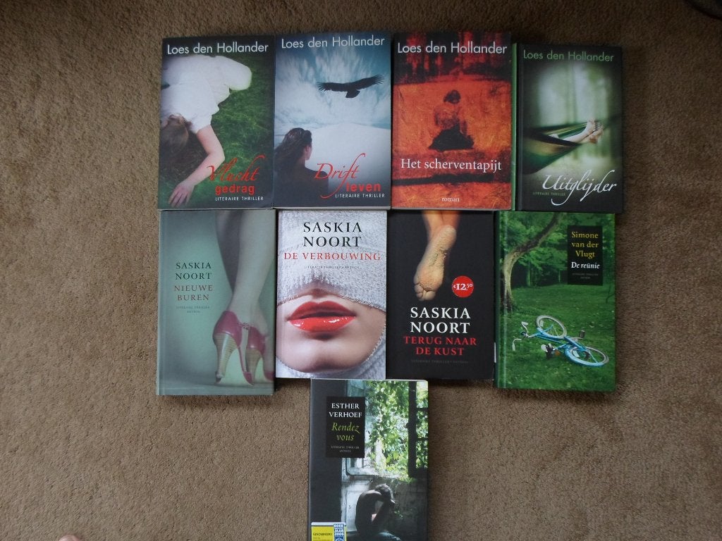 Thrillers.   Den   Hollander,    Noort  ,  Verhoef., Ophalen of Verzenden, Zo goed als nieuw, Diverse auteurs, Nederland