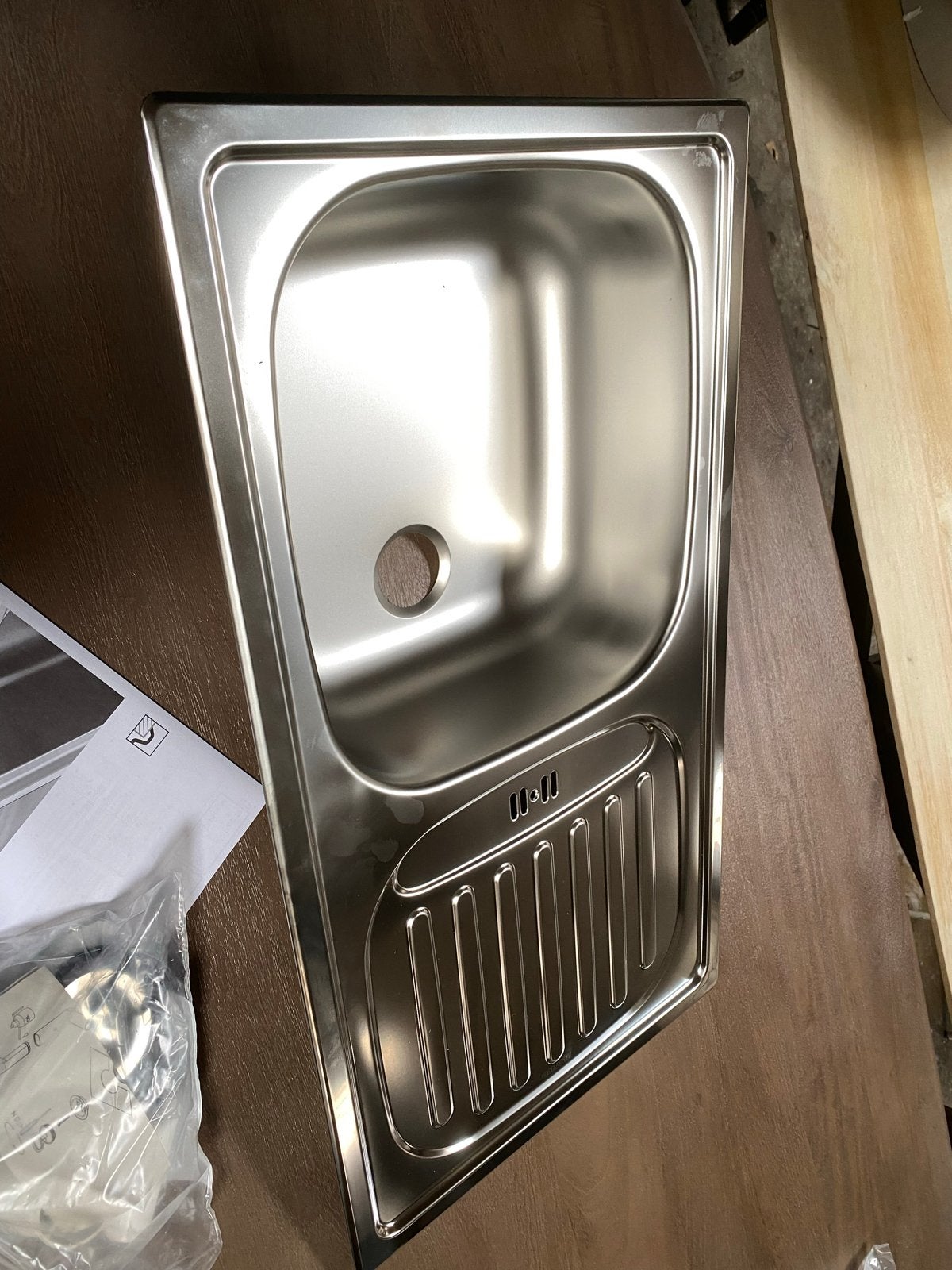 Blanco Flex 45 Mini RV 78x43,5 RVS Spoelbak, Ophalen, Overige typen, Metaal, Overige merken